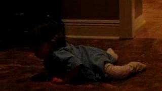 alex crawling 15 months