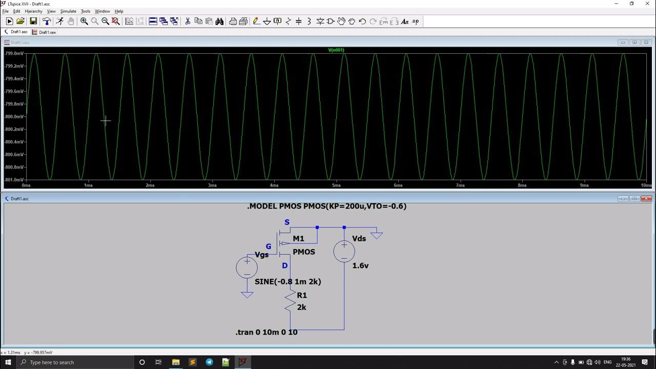 4 Cascaded PMOS Common Source Amplifier YouTube