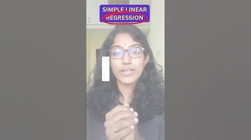 What is Simple Linear Regression? #machinelearningintamil #datascienceforbeginners #regression