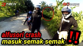 alfusori crashes into the bushes ?? •||• Indonesian Motovlog