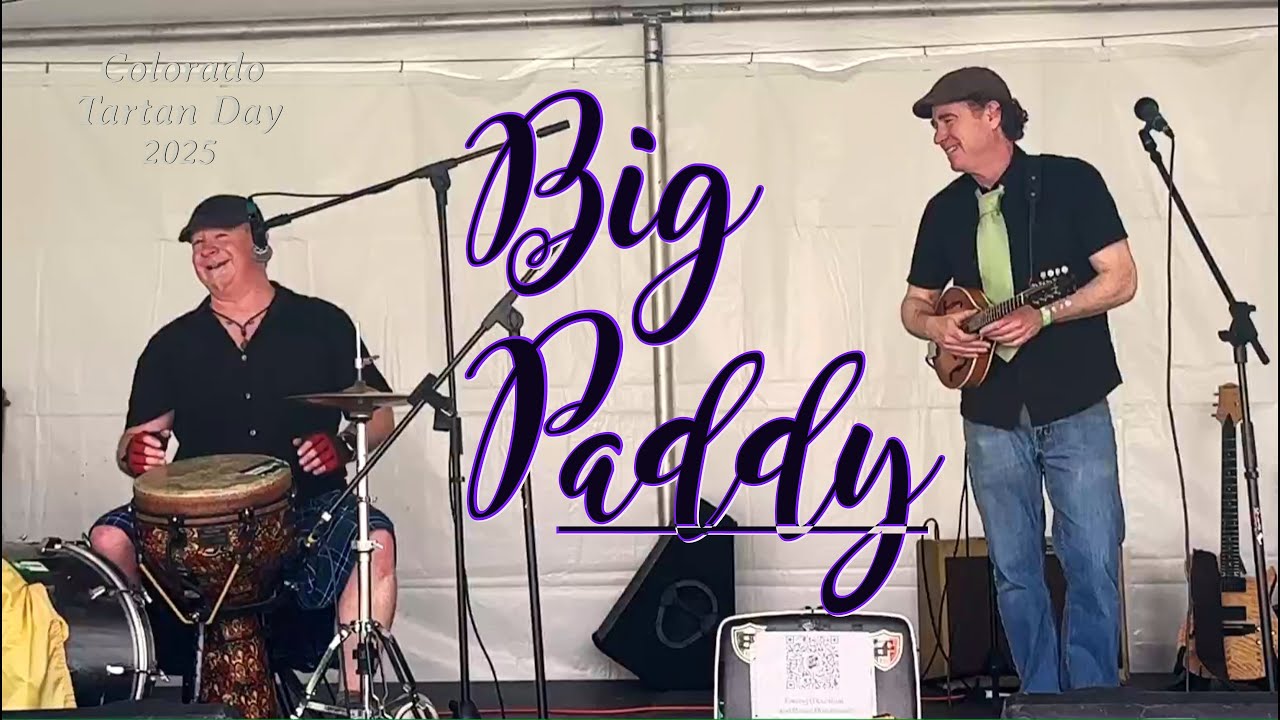 Big Paddy made me wish I had a bottle of Whiskey to share at The Colorado Tartan Day Festival