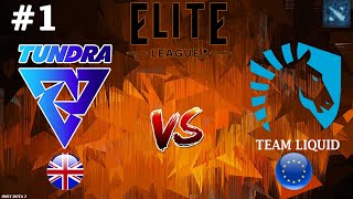 Матч Главных Претендентов В Турике! | Tundra Vs Liquid #1 (Bo2) Elite League 2024