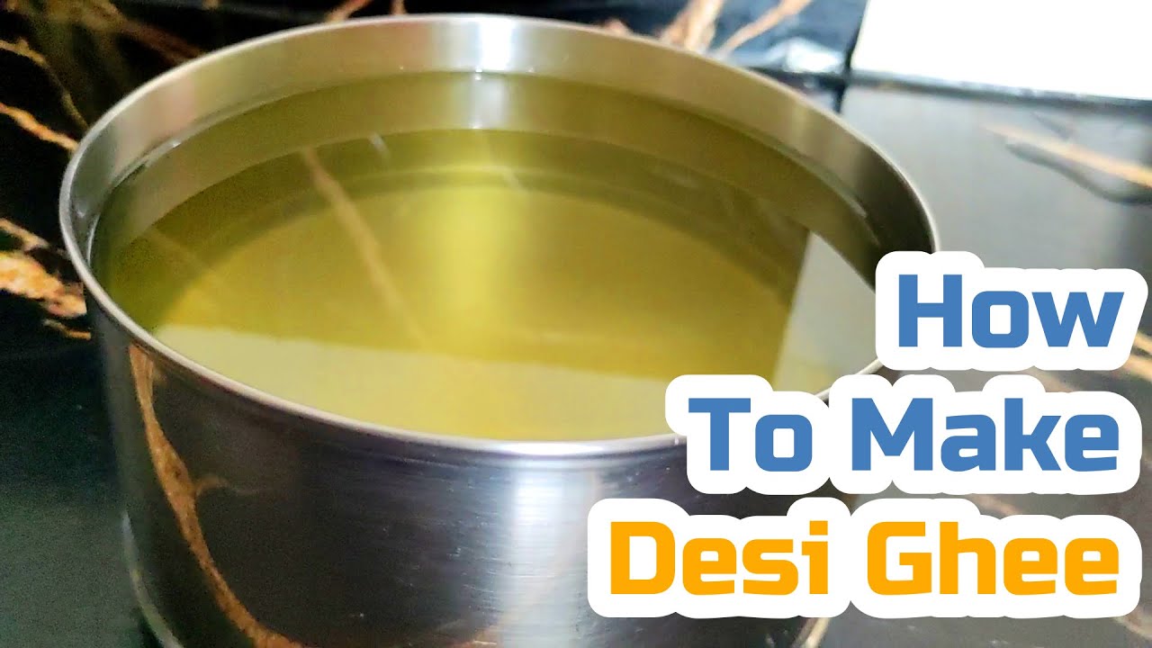 Desi Ghee Recipe How to make pure Desi at home. YouTube