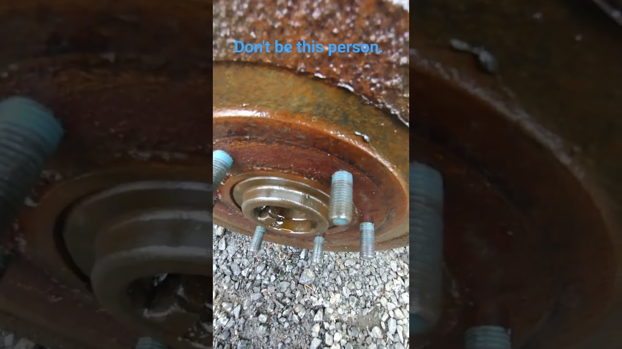 Don't thread lock your studs for your lugnuts. 