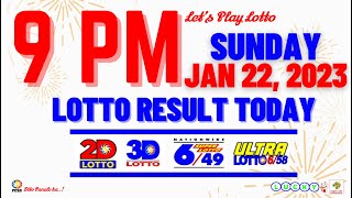 WATCH LIVE: 9 PM PCSO Lotto Draw Result, SUNDAY - January 22, 2023 | COMPLETE DRAW DETAILS | #pcso