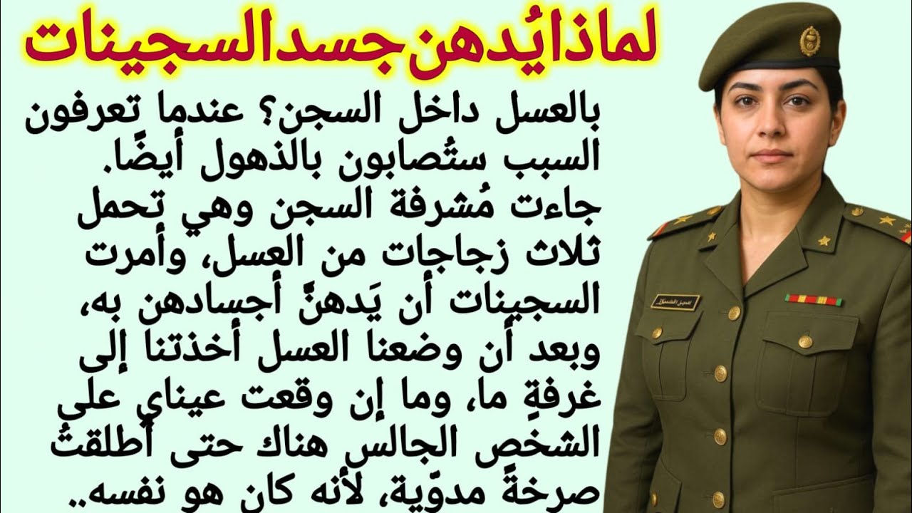 لماذا يُدهن جسد السجينات بالعسل داخل السجن؟ 😱 | قصص عربية مؤثرة | قصص وعِبَر أخلاقية