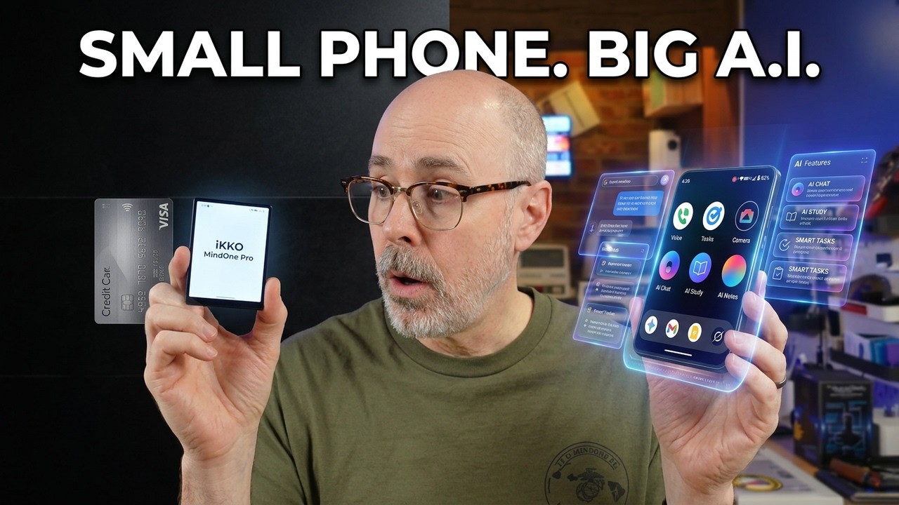 📱️ TINY Phone, BIG A.I. Features! iKKO MindOne Pro - YouTube