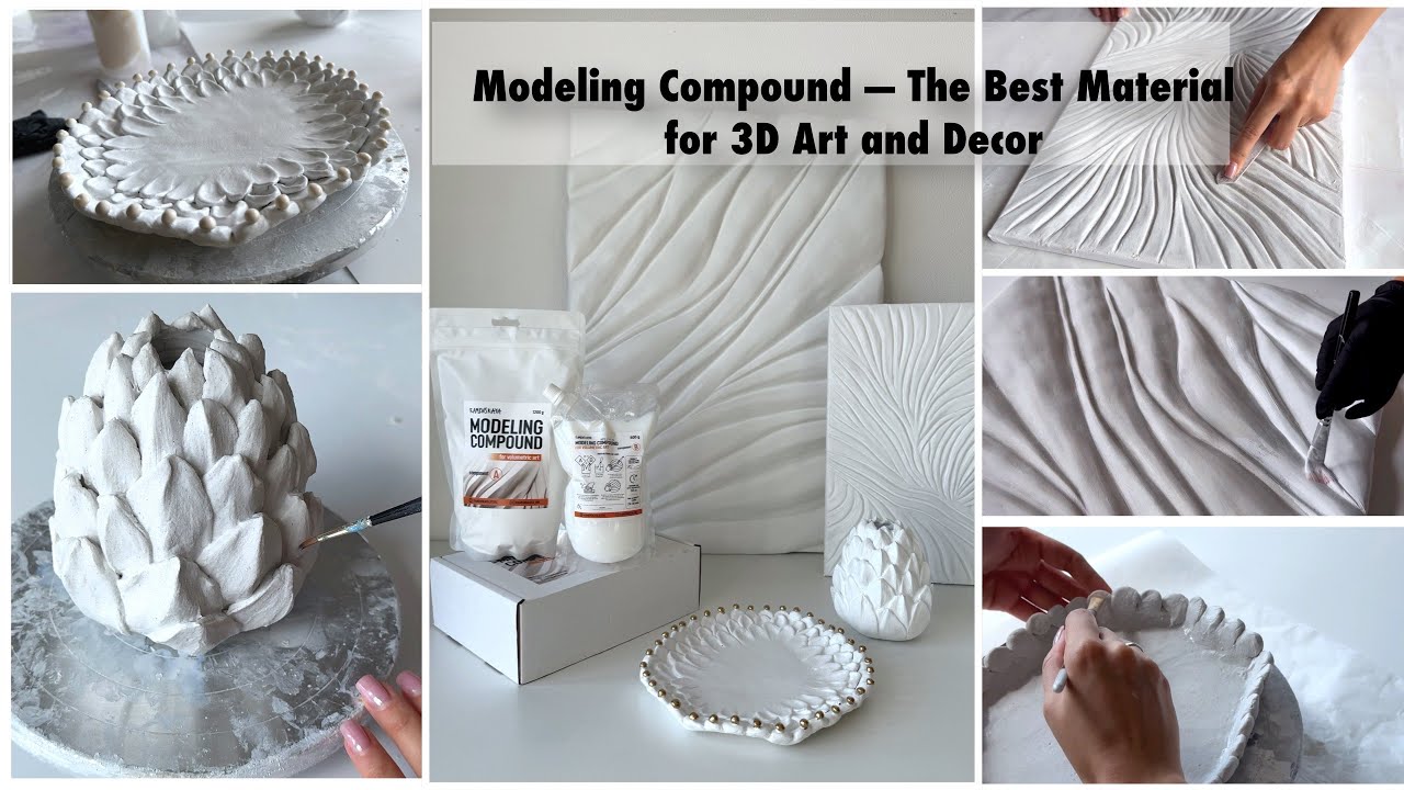 Modeling Compound Kamenskaya – the best material for 3D art and decor