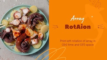 Print left rotation of array in O(n) time and O(1) space in Java