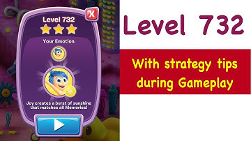 Inside Out Thought Bubbles - Level 732 - Tips and Strategy Gameplay Walkthrough No Boosters