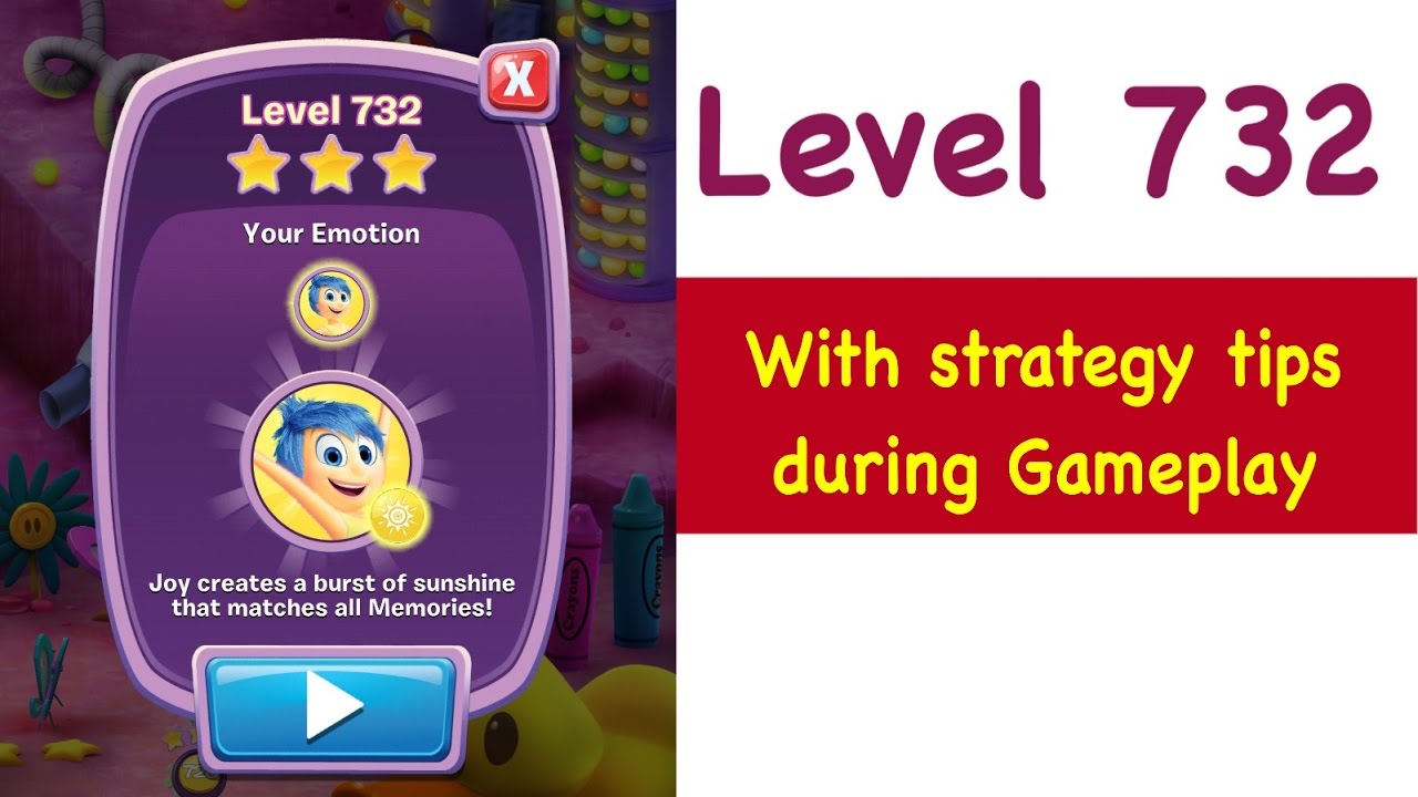 Inside Out Thought Bubbles - Level 732 - Tips and Strategy Gameplay Walkthrough No Boosters