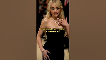 Singers who overrated or underrated #bts #sabrina #taylorswift #drake #2024 #avamax #harrystyles#yt