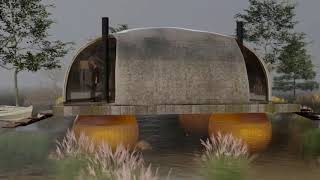 Binishells for floods