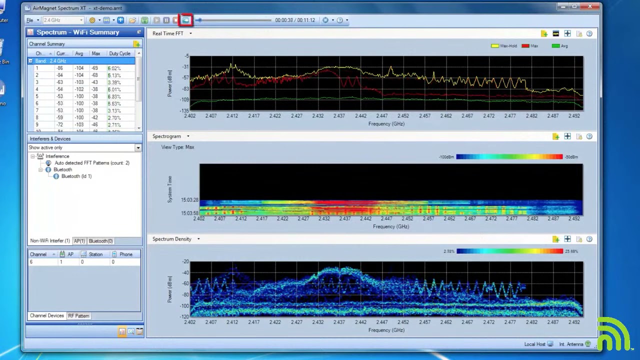 NetAlly   Recording and Playback with Spectrum XT