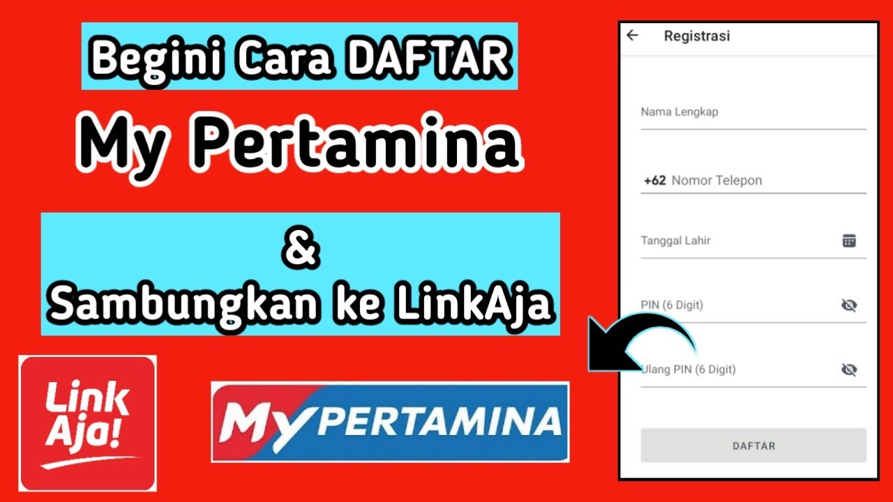 Cara Daftar My Pertamina & Mengaktifkan LinkAja di My Pertamina || Cara