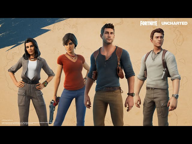 Find your Fortune on the Fortnite Island with Nathan Drake and Chloe Frazer  from the Uncharted Series – PlayStation.Blog