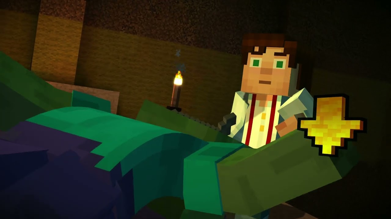 Minecraft Story Mode Part3 - The Last Place You Look Playthrough(No Commentary)