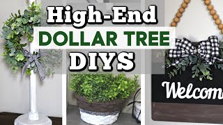 HighEnd Dollar Tree Decor Ideas You Can Make! | DIY Dollar Tree Farmhouse Decor | Krafts by Katelyn