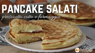 Pancake salati con prosciutto cotto e formaggio screenshot 3