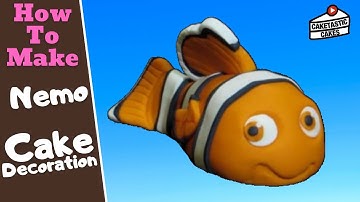 NEMO Cake Decoration Tutorial - How to Make FINDING NEMO Cake Decorations by Caketastic Cakes