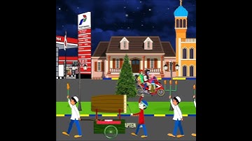 Keren!! Animasi Takbiran dan Mudik Idul Fitri 2023#shorts #shortsfund