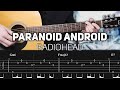 Radiohead  paranoid android guitar lesson with tab