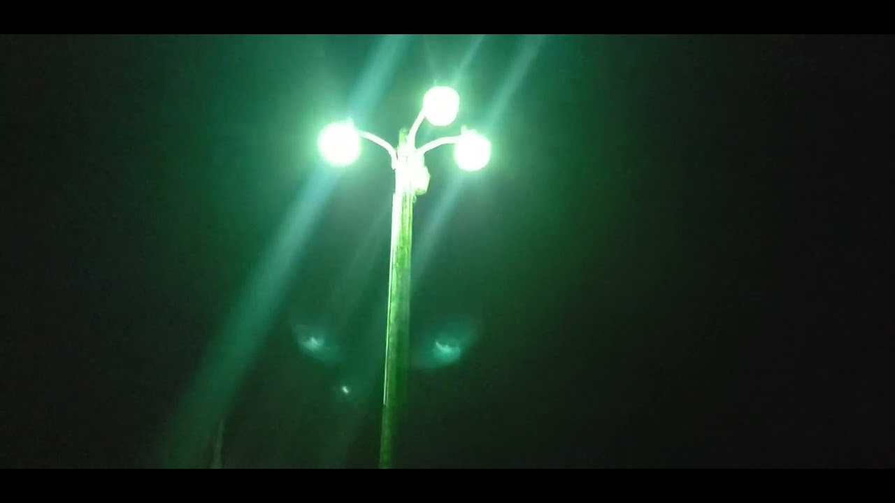 8 Mercury Vapor lights all around