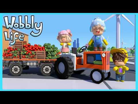 Bang Boy and Caca Load Vegetables and Fruit in Wobbly Life ft @Shasyaalala