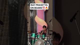 RAY PRASETYA ON DRUM WITH 510‼️🔥🤘 #shortvideo #shortmusic #drummer #drumsolo #rayprasetya #510 #fyp