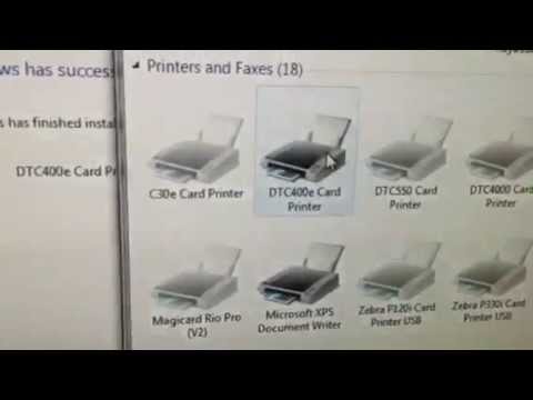 Fargo DTC400: Windows 7 Installation