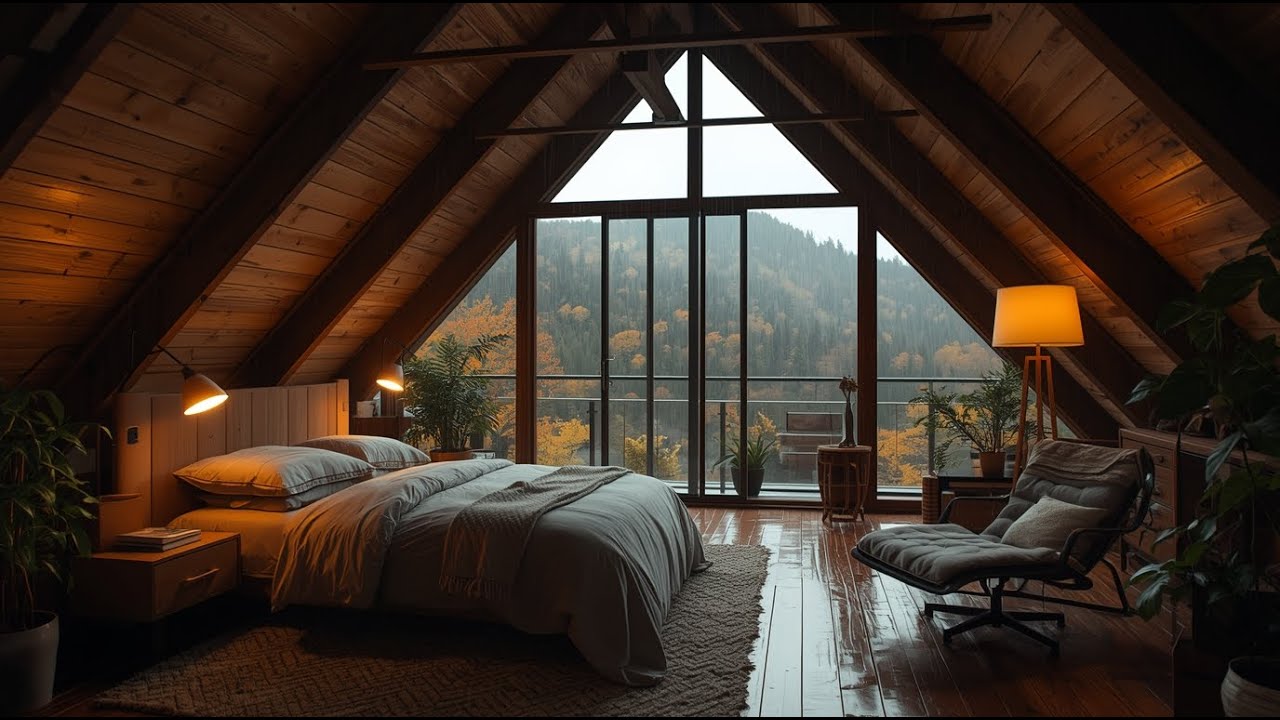 Deep Sleep & Calm Mind Relaxing Rain Music with Soothing Piano Melodies