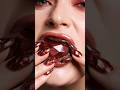 Gem Chocolate ASMR 🍫Crunchy Crystals + Melting Chocolate Core (Garnet, Sapphire, Citrine)#ai#aiasmr