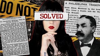 THE VINTAGE MURDER CASE SOLVED IN A NIGHT The Murder of Annie Klaus