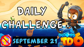 Bloons TD 6 Daily Challenge | Military Forces | No MK No Powers | September 21 2023