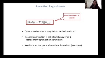 Machine Learning for Quantum Simulation - Sophia Economou (June 29, 2020)