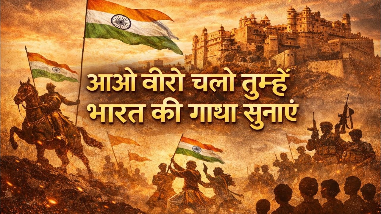 आओ वीरों चलो तुम्हें भारत की गाथा सुनाएं | Epic Patriotic Song 2026 | Rajputana Pride 🇮🇳