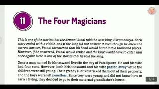 Class 5 || Real English || Chapter 11 || The Four Magicians screenshot 1