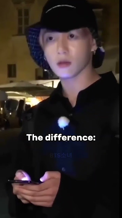 The difference (Watch till end) 🥺#bts #shorts