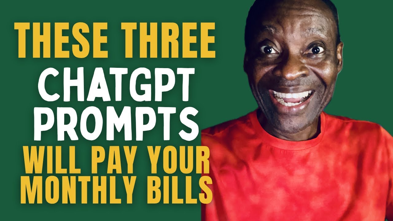 These 3 ChatGPT AI Prompts Will Write Your Way to Wealth - YouTube