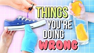 10 Things You're Doing Wrong \/ Life Hacks You Need to Know!! | JENerationDIY