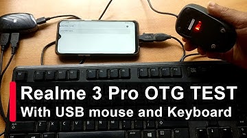 Realme 3 Pro OTG test with Usb Mouse and Keyboard Support  Realme - 2 - 3 - 5 -Pro C2 - X - X2 - XT