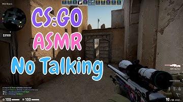 ASMR Gaming | CS:GO Dust 2 No Talking | Keyboard ASMR