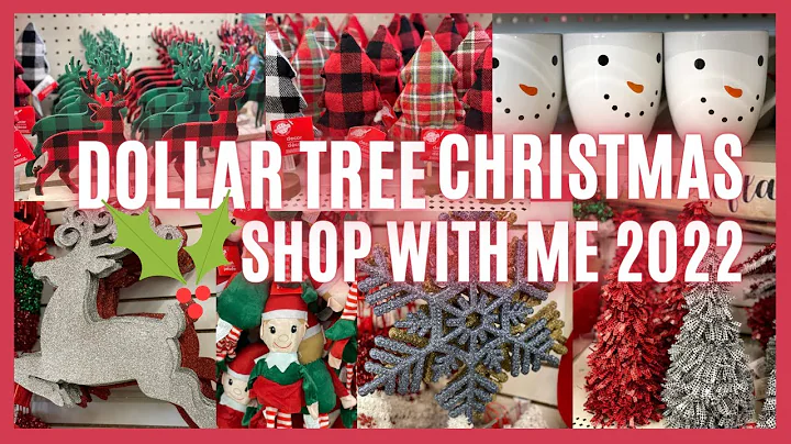 NEW Dollar Tree CHRISTMAS Shop with Me 2022 - Christmas Decorations!! - MUST SEE New Decor!