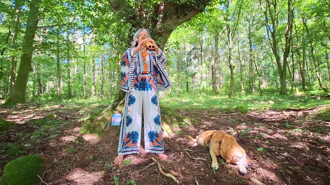 SIRIUS Klänge mit der  Drone Flute E (Doppelflöte)
