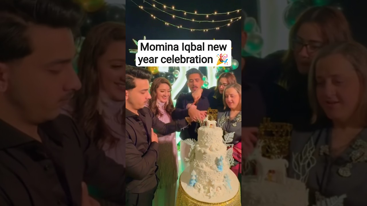 momina Iqbal new year celebration