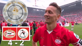 Luuk de Jong Interview PSV Kampioen Eredivisie 05/05/2024