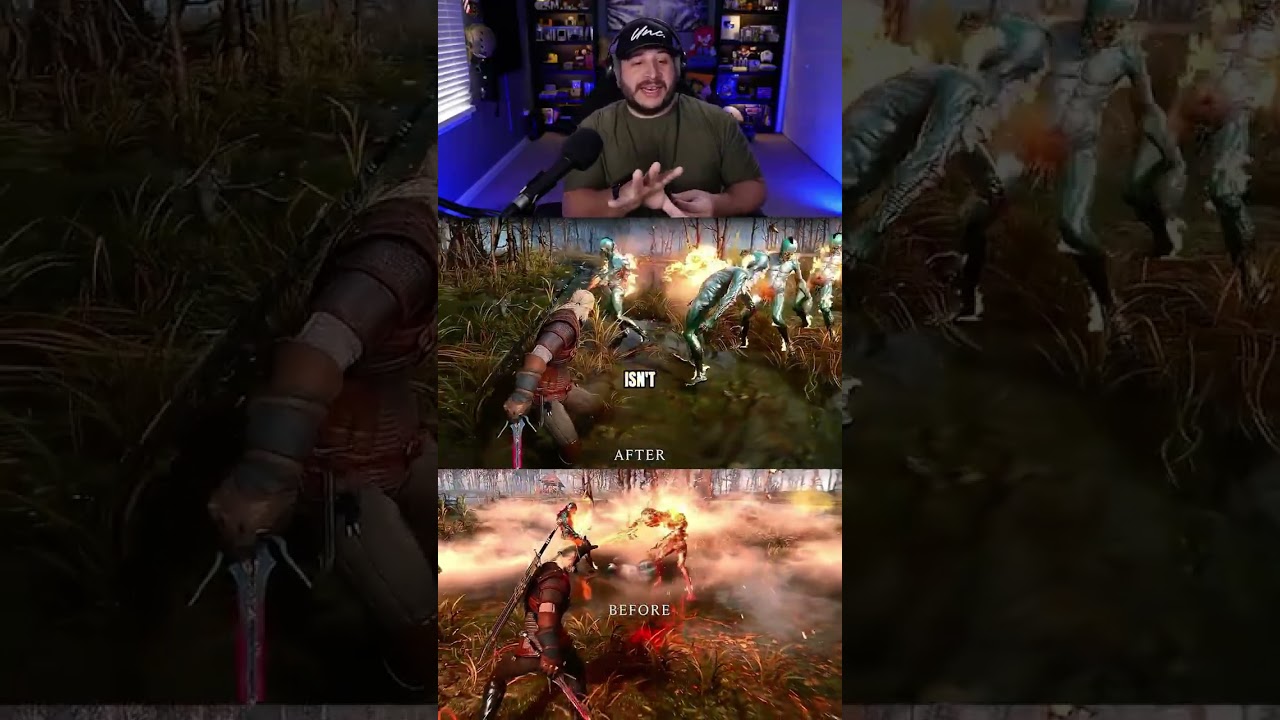 Wait did The Witcher 3 look better before? #TheWitcher3 #Gaming #Graphics
