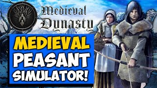 MEDIEVAL PEASANT SIMULATOR! Medieval Dynasty - First Look Gameplay! screenshot 3