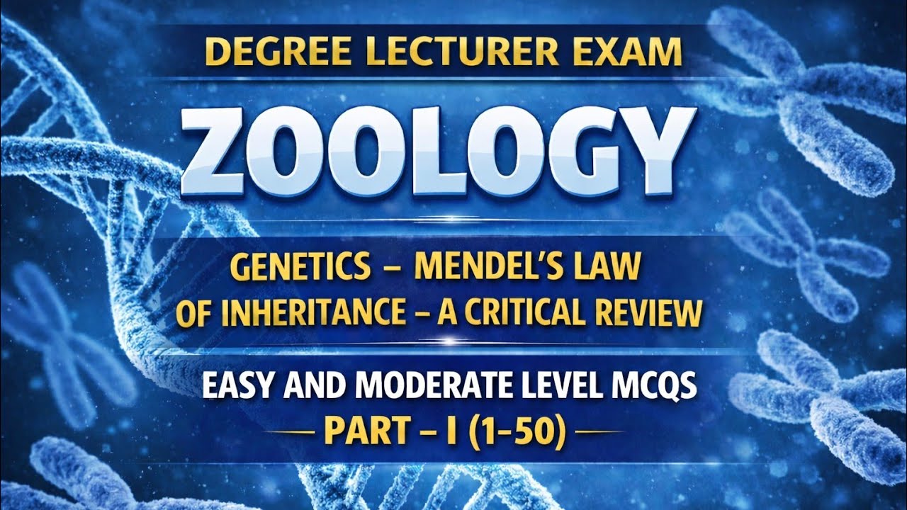 GENETICS - MENDEL'S LAW OF INHERITANCE - A CRITICAL REVIEW 