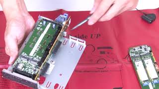 Lenovo ThinkSystem SE350 installing a M2 data adapter